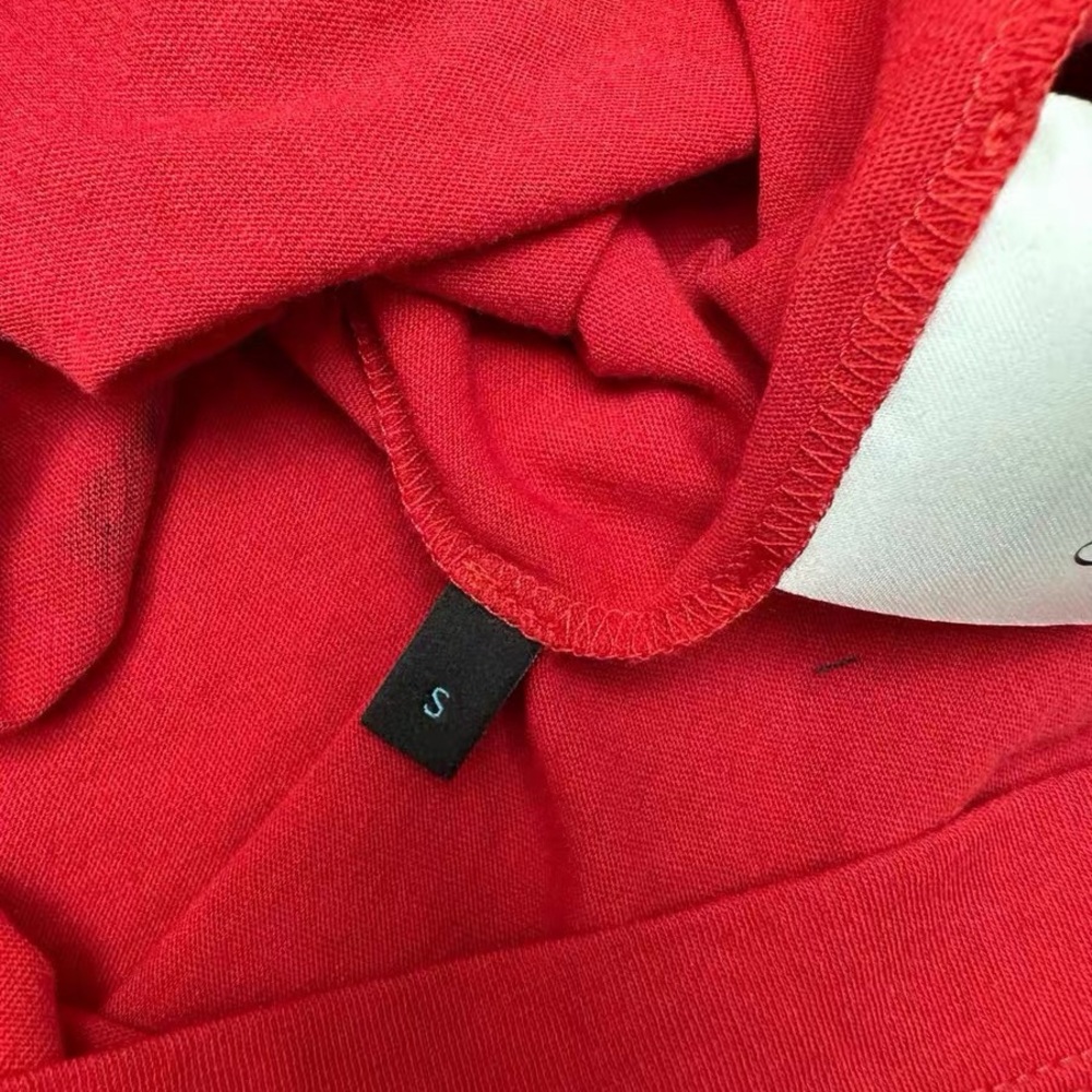 🚩steal authentic Gucci Red Graphic Diamond Logo Tee - Picture 7 of 7